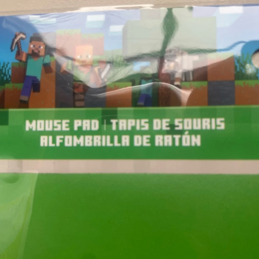 Minecraft Green Mouse Pad